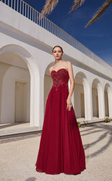 1 of 6 Jadore JM115 Dress Wine