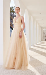 1 of 6 Jadore JM116 Dress Champagne