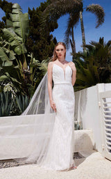 3 of 5 Jadore JM117 Dress Ivory