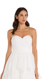 2 of 10 Jovani 91253 White