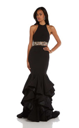 1 of 8 Jovani JP48358 Black