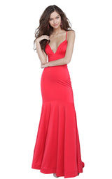 1 of 4 JVN JVN00964 Dress Red