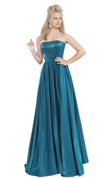 1 of 4 JVN JVN00969 Dress Teal