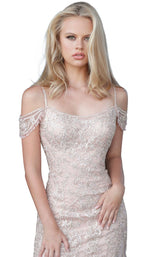 3 of 4 JVN JVN02011 Dress Blush