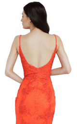 5 of 6 JVN JVN02013 Dress Red-Orange