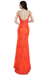 2 of 6 JVN JVN02013 Dress Red-Orange