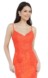 4 of 6 JVN JVN02013 Dress Red-Orange