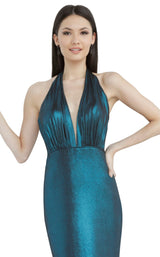 6 of 8 JVN JVN02378 Dress Teal