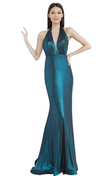2 of 8 JVN JVN02378 Dress Teal