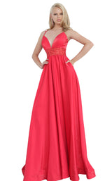 1 of 4 JVN JVN02386 Dress Red