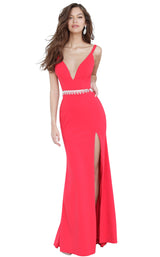 1 of 4 JVN JVN02712 Dress Red