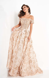 1 of 6 JVN JVN03013 Dress Champagne