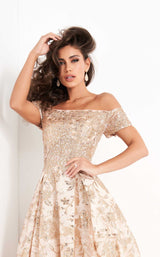 5 of 6 JVN JVN03013 Dress Champagne