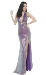 1 of 4 JVN JVN03058 Dress Purple