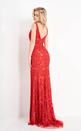 4 of 8 JVN JVN03103 Dress Red-Nude