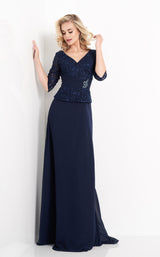 1 of 6 JVN JVN03156 Dress Navy