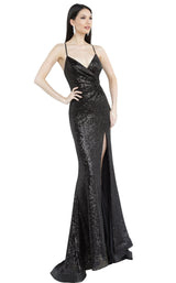 1 of 4 JVN JVN03172 Dress Black