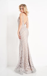 2 of 4 Jovani JVN04514BG Grey-Nude