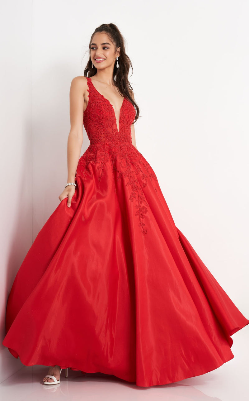 JVN JVN04590 Dress Red
