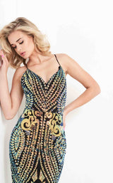 6 of 8 JVN JVN05758 Dress Black-Multi