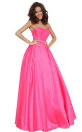 1 of 4 JVN JVN1080 Dress Hot-Pink