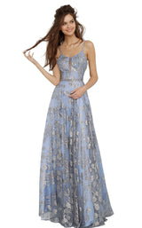 1 of 4 JVN JVN2155 Dress Blue