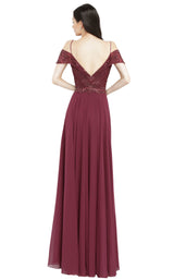 2 of 4 JVN JVN2157 Dress Burgundy