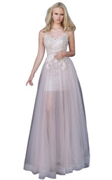 1 of 4 JVN JVN2204 Dress Nude