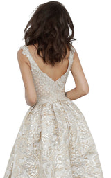 4 of 4 JVN JVN2228 Dress Champagne