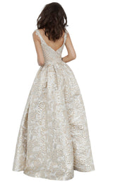 2 of 4 JVN JVN2228 Dress Champagne