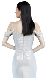 4 of 4 JVN JVN2230 Dress Silver