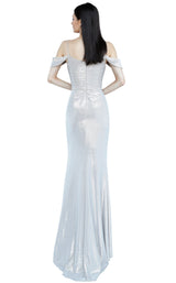 2 of 4 JVN JVN2230 Dress Silver