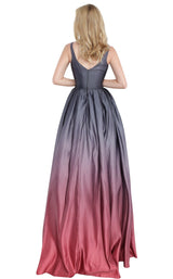 2 of 4 JVN JVN2238 Dress Black-Wine