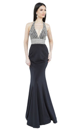 1 of 4 JVN JVN2269 Dress Black