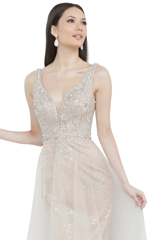 JVN JVN2343 Dress Champagne