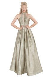 1 of 4 JVN JVN2368 Dress Bronze-Silver