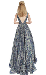 2 of 4 JVN JVN2486 Dress Navy-Green