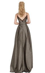 2 of 4 JVN JVN2549 Dress Black-Gold