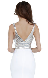 4 of 4 JVN JVN4240 Dress Ivory