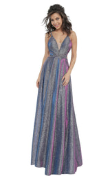 1 of 4 JVN JVN4280 Dress Purple