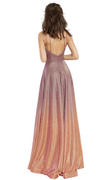 2 of 4 JVN JVN4327 Dress Purple-Gold