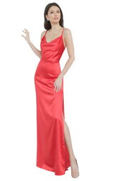 1 of 4 JVN JVN4390 Dress Red