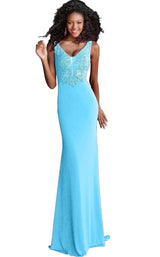 1 of 8 JVN JVN58124 Light Blue