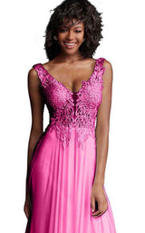 9 of 14 JVN JVN64107 Hot Pink