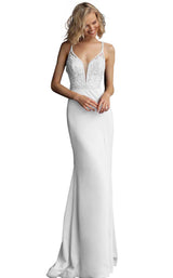 2 of 8 JVN JVN68317 Dress Off White