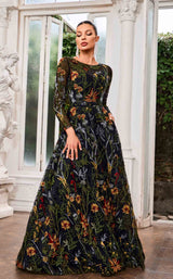 1 of 4 Jadore J24024 Black Multi