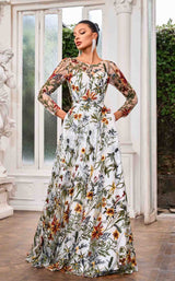 2 of 4 Jadore J24024 Ivory Multi