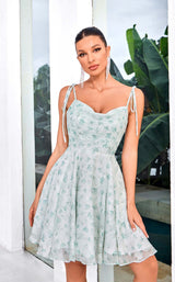 1 of 6 Jadore J24081 Green Print