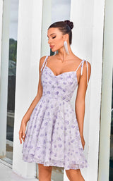 3 of 6 Jadore J24081 Purple Print