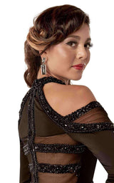 4 of 4 Jasz Couture 6274 Black